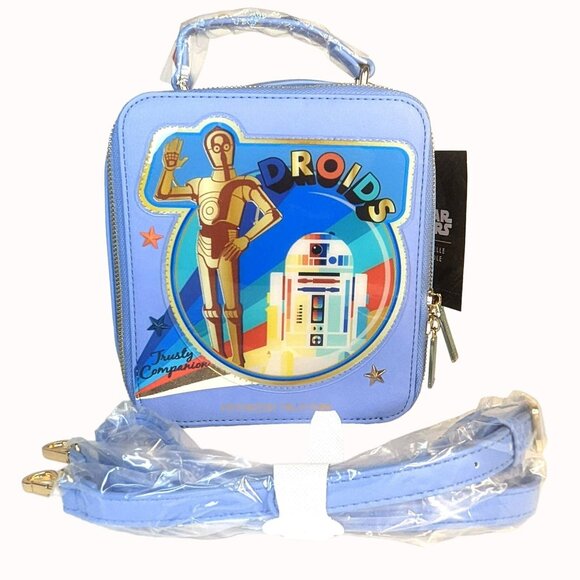 Danielle Nicole Star Wars Droid 3-CPO Vegan Leather Crossbody Bag Purse - Picture 1 of 3